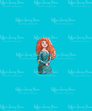 *BACK ORDER* Sketch Princesses Scottish Panels