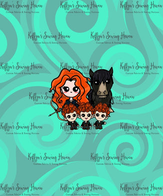 *BACK ORDER* Scottish Princess ADULT Panels