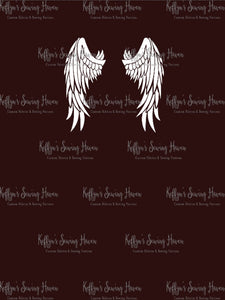 Luci Wings ADULT Panel Cotton Lycra 180gsm
