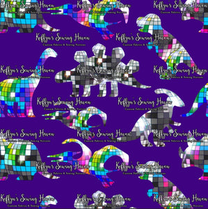*BACK ORDER* Disco Dinos Purple