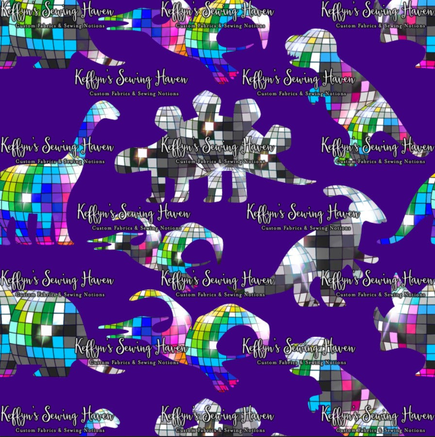 *BACK ORDER* Disco Dinos Purple