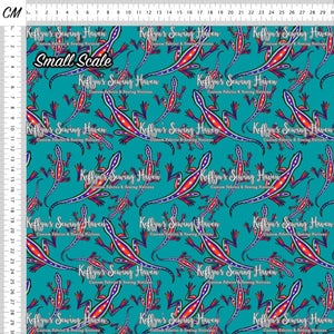 *BACK ORDER* Tribal Lizards Teal