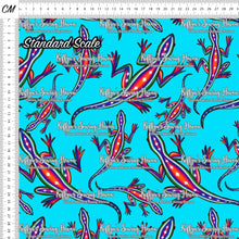 Load image into Gallery viewer, *BACK ORDER* Tribal Lizards Blue