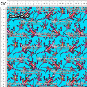 *BACK ORDER* Tribal Lizards Blue