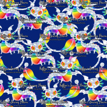 Load image into Gallery viewer, *BACK ORDER* Funky Rainbow Dragons Navy