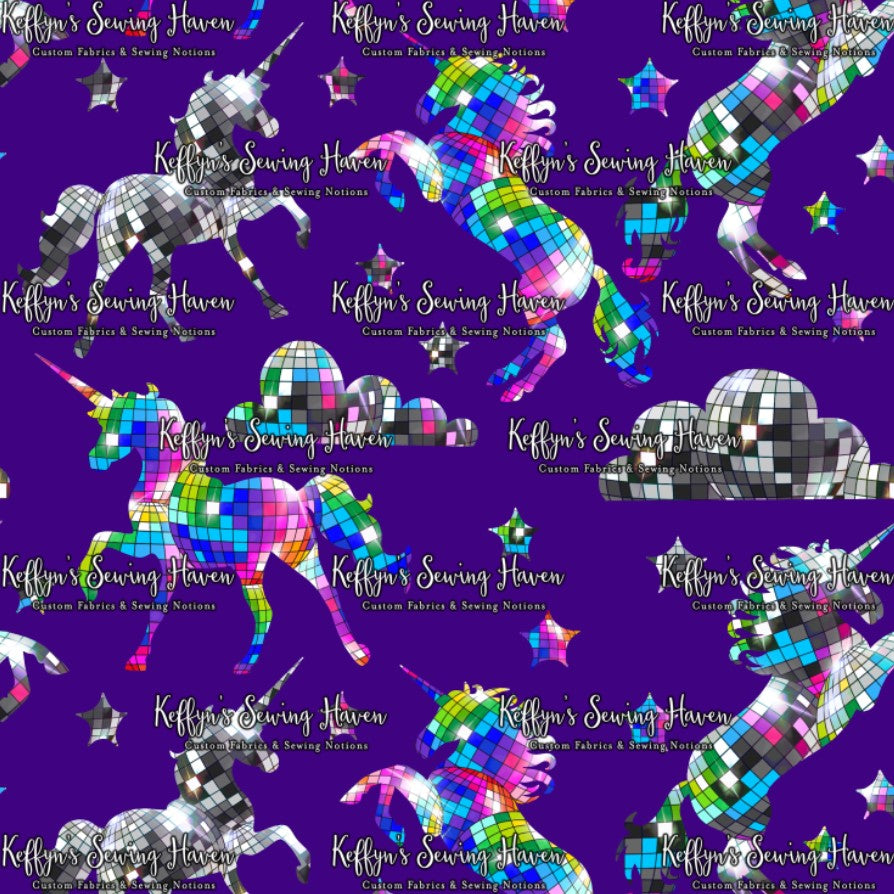 *BACK ORDER* Disco Unicorns Purple