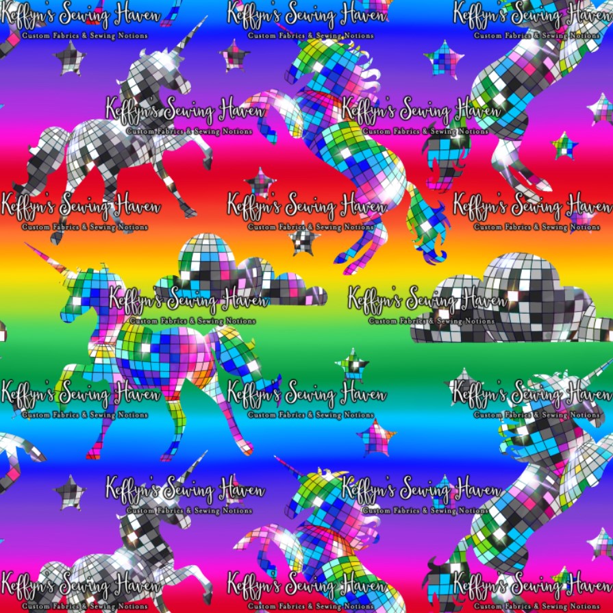 *BACK ORDER* Disco Unicorns Rainbow