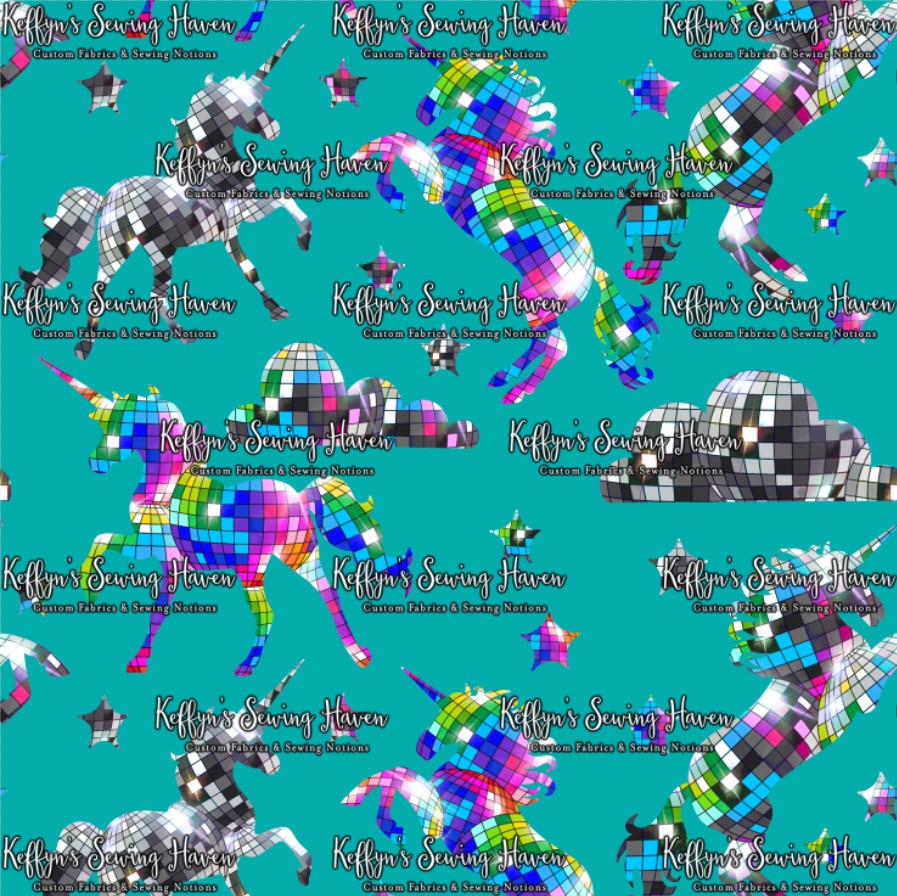 *BACK ORDER* Disco Unicorns Teal