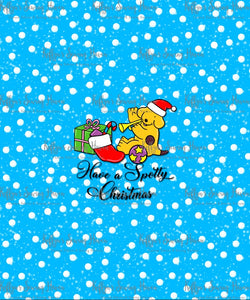 *BACK ORDER* Xmas Playful Pup 'Spotty Xmas' BIG KID Panels