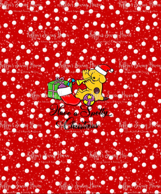 *BACK ORDER* Xmas Playful Pup 'Spotty Xmas' CHILD Panels