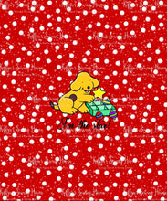 Load image into Gallery viewer, *BACK ORDER* Xmas Playful Pup &#39;Star&#39; ADULT Panels