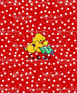 *BACK ORDER* Xmas Playful Pup 'Star' ADULT Panels