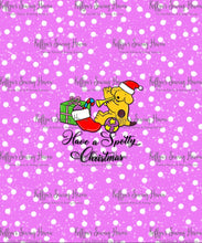 Load image into Gallery viewer, *BACK ORDER* Xmas Playful Pup &#39;Spotty Xmas&#39; CHILD Panels