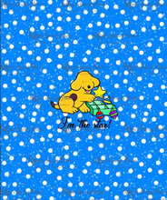 Load image into Gallery viewer, *BACK ORDER* Xmas Playful Pup &#39;Star&#39; ADULT Panels