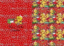 Load image into Gallery viewer, *BACK ORDER* Xmas Playful Pup Santa Sack Panels