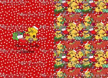 Load image into Gallery viewer, *BACK ORDER* Playful Pup Xmas Santa Sack Panels