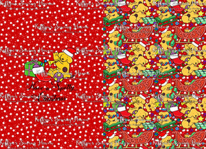 *BACK ORDER* Xmas Playful Pup Santa Sack Panels