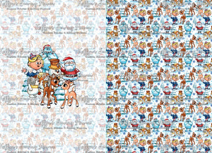 *BACK ORDER* Rudolph Xmas Santa Sack Panel