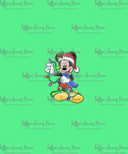 Load image into Gallery viewer, *BACK ORDER* Cartoon Xmas Mouse BIG KID Panels