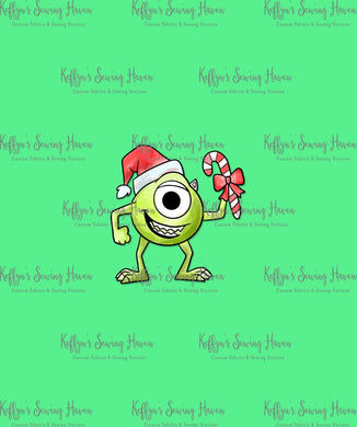 *BACK ORDER* Cartoon Xmas Alien BIG KID Panels