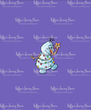 Load image into Gallery viewer, *BACK ORDER* Cartoon Xmas Snowman ADULT Panels
