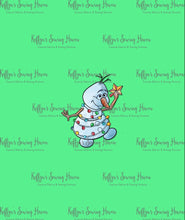 Load image into Gallery viewer, *BACK ORDER* Cartoon Xmas Snowman ADULT Panels