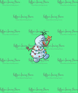 *BACK ORDER* Cartoon Xmas Snowman ADULT Panels