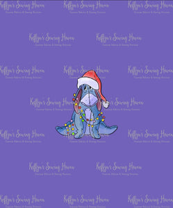 *BACK ORDER* Cartoon Xmas Donkey ADULT Panels