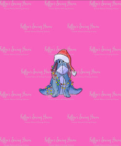 *BACK ORDER* Cartoon Xmas Donkey BIG KID Panels