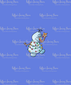 *BACK ORDER* Cartoon Xmas Snowman ADULT Panels