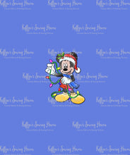 Load image into Gallery viewer, *BACK ORDER* Cartoon Xmas Mouse BIG KID Panels