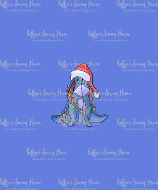 *BACK ORDER* Cartoon Xmas Donkey BIG KID Panels