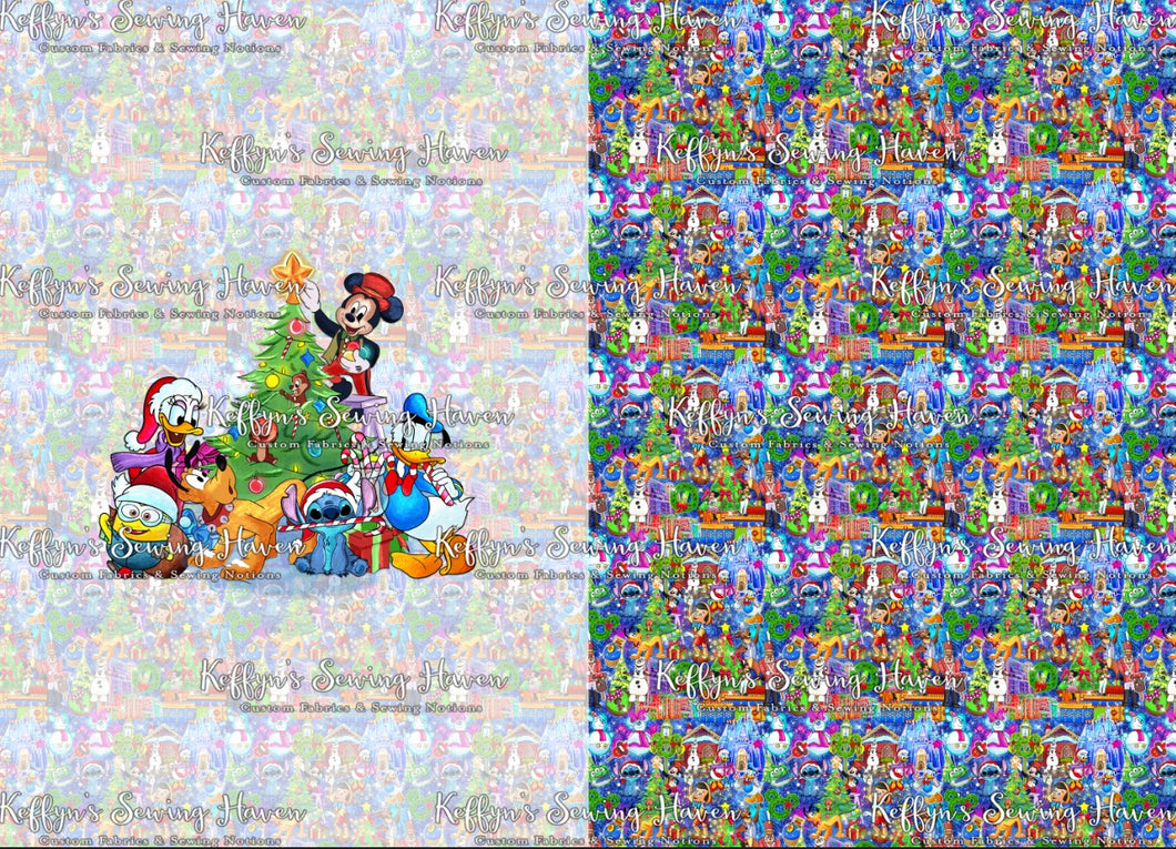 Happy Place Xmas 'Sparkles' Santa Sack Panel Canvas