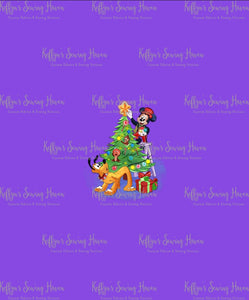 *BACK ORDER* Happy Place Xmas Tree ADULT Panels