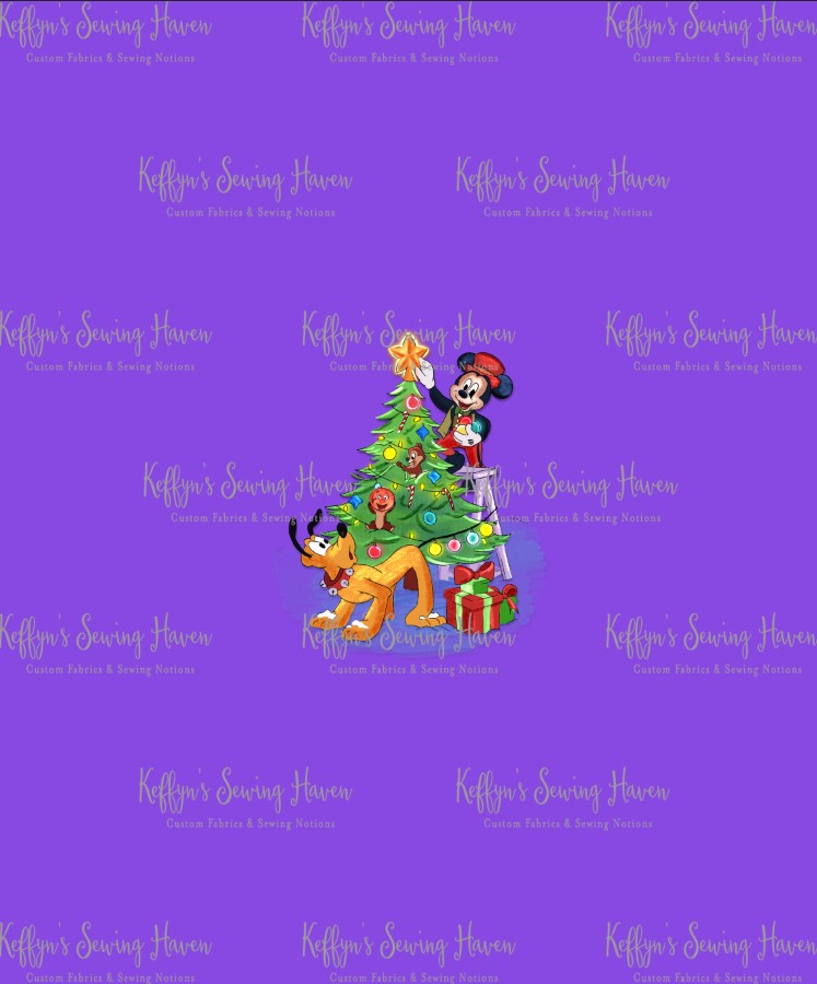 *BACK ORDER* Happy Place Xmas Tree ADULT Panels