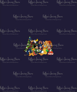 *BACK ORDER* Cartoon Friends Xmas 'Traditional' Panels
