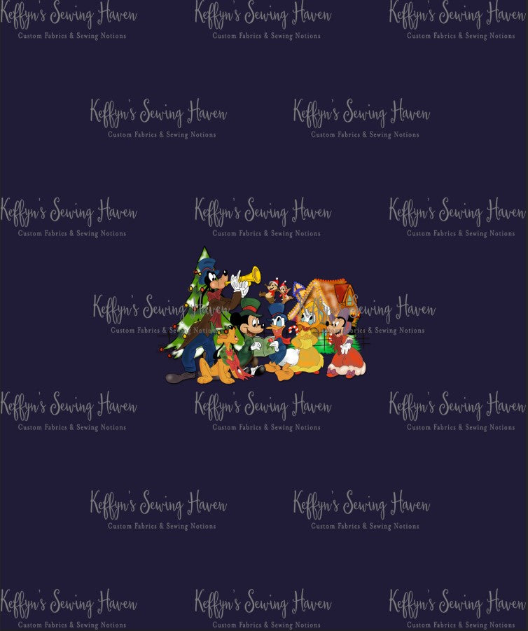*BACK ORDER* Cartoon Friends Xmas 'Traditional' Panels