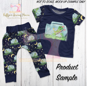 *BACK ORDER* Hex Critters Caterpillar Navy Solid