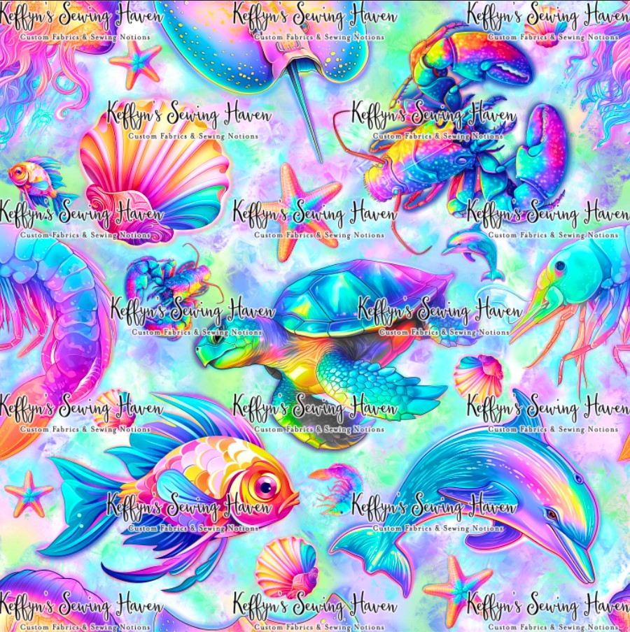 *BACK ORDER* Magical Sea Creatures Pastel Main