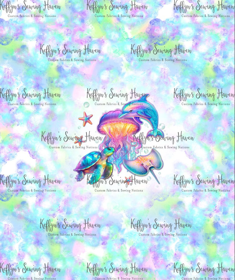 *BACK ORDER* Magical Sea Creatures Pastel Panels