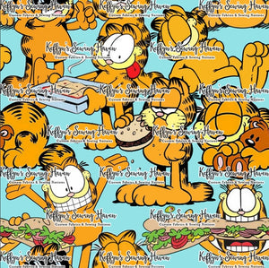 *BACK ORDER* Garfield on Blue