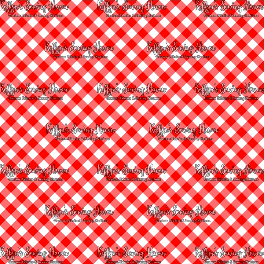 *BACK ORDER* Yeehaww Gingham Red