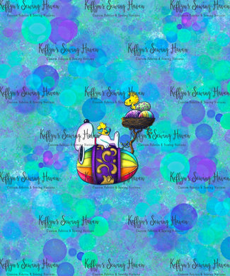 *BACK ORDER* Easter Dog 'Resting' BIG KID Panels