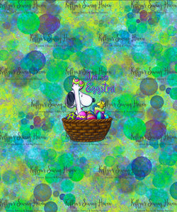 *BACK ORDER* Easter Dog 'Eggstra' ADULT Panels