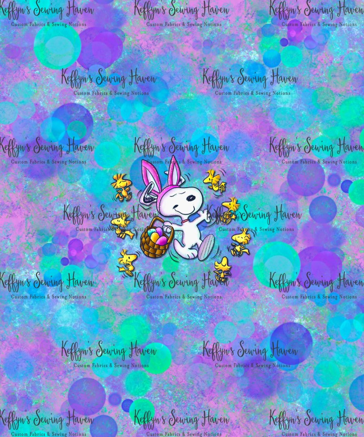*BACK ORDER* Easter Dog 'Dance' ADULT Panels