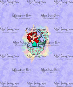 *BACK ORDER* Easter Mermaid Princess Lilac Haze Panels