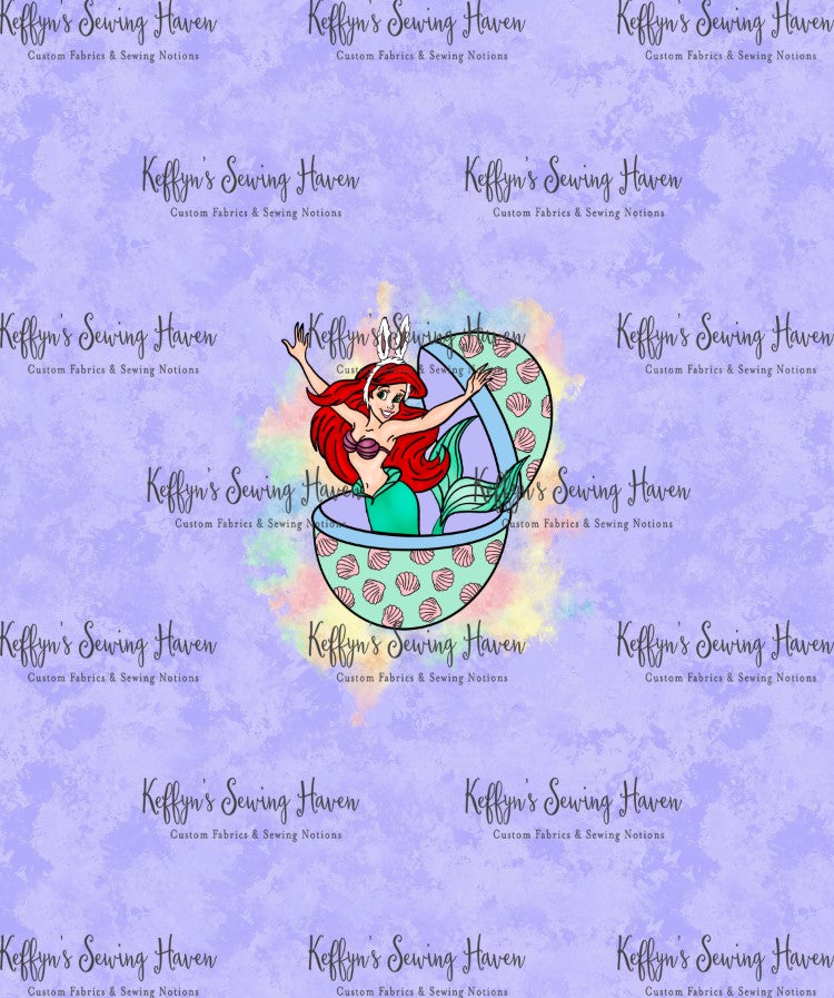 *BACK ORDER* Easter Mermaid Princess Lilac Haze Panels