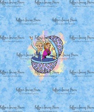 *BACK ORDER* Easter Sisters Princess Blue Haze Panels