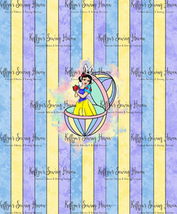 *BACK ORDER* Easter Apple Princess Stripe Panels