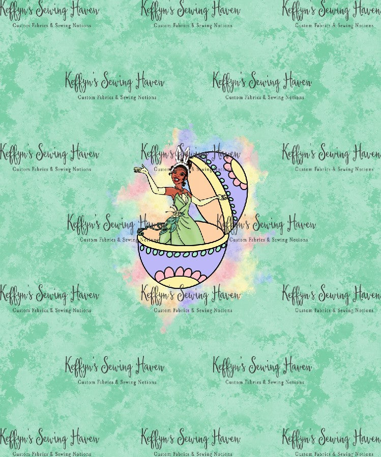 *BACK ORDER* Easter Frog Princess Green Haze Panels